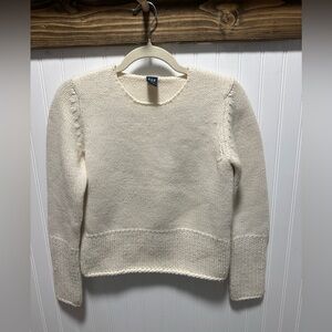 GAP Women's Cream Wool Blend Chunky Sweater very thick sz small